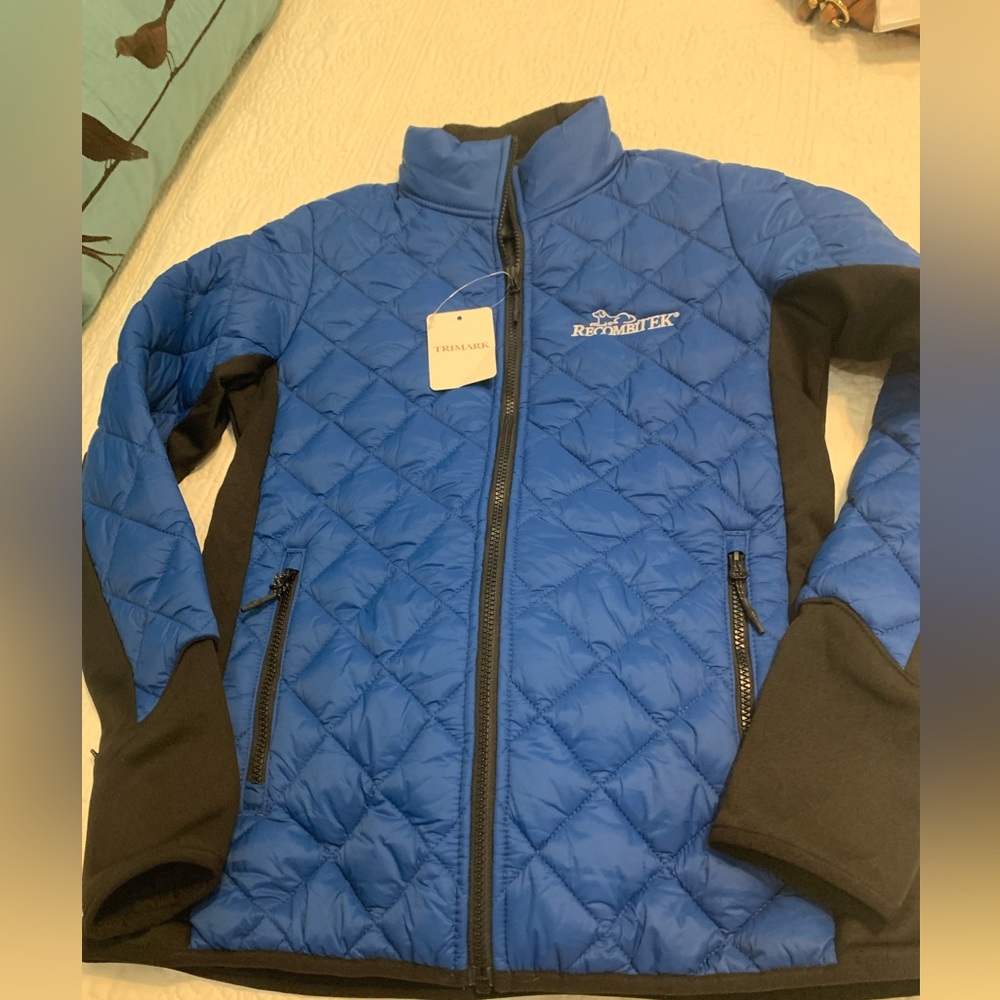 NWT Trimark Women's Blue/Black Insulated Jacket Size Small